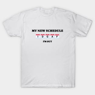 Funny Retirement IDGAF T-Shirt